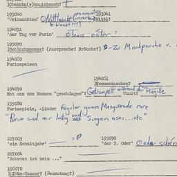 Western questionnaire, answ...