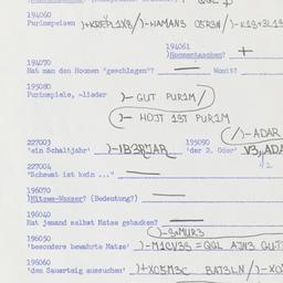 Western questionnaire, answ...