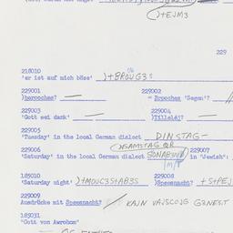 Western questionnaire, answ...