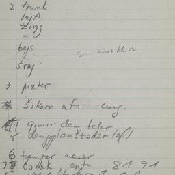 Eastern questionnaire, blue...