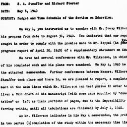 Memorandum from Samuel A. S...