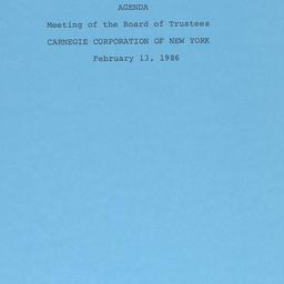 Meeting of the Board of Tru...