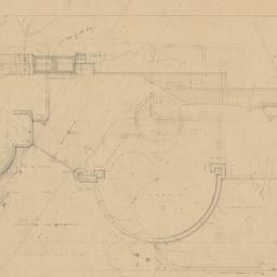 Entrance plan, elevation