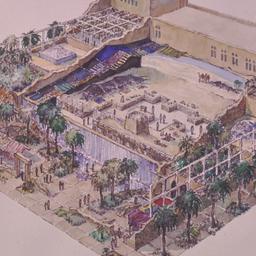 Aerial perspective drawing.