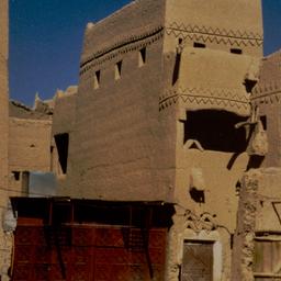 Exterior view, gates.