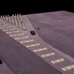 Model, aerial view.