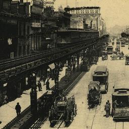 Bowery. North from Grand St...