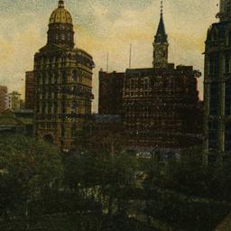 City Hall and Newspaper Row...