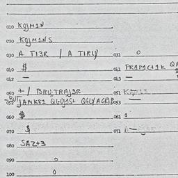 Eastern questionnaire, answ...