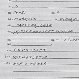 Eastern questionnaire, answ...