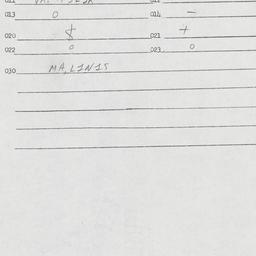 Eastern questionnaire, answ...