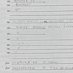 Eastern questionnaire, answ...