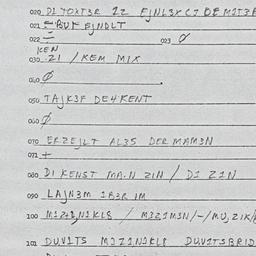 Eastern questionnaire, answ...