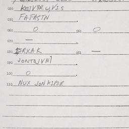 Eastern questionnaire, answ...