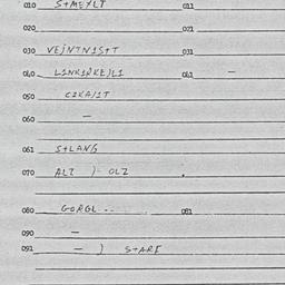 Eastern questionnaire, answ...