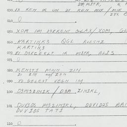 Eastern questionnaire, answ...