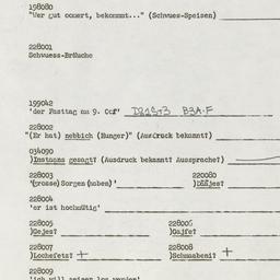 Western questionnaire, answ...