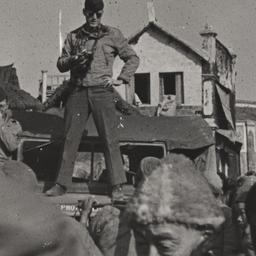 Barney Rosset Surveys Street