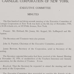 Executive Committee Meeting...