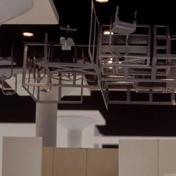 Model, view of ceiling inst...