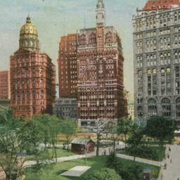 Newspaper Row and City Hall...