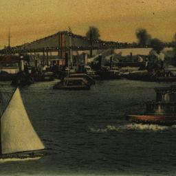 Tugs in East River, N. Y. C...
