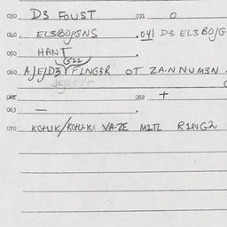 Eastern questionnaire, answ...