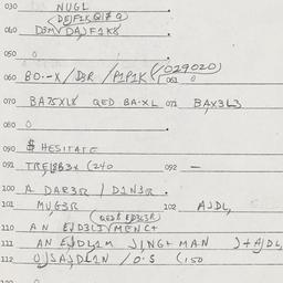Eastern questionnaire, answ...