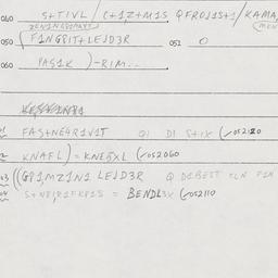 Eastern questionnaire, answ...