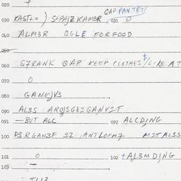 Eastern questionnaire, answ...