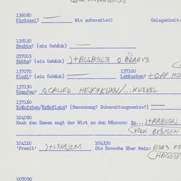 Western questionnaire, answ...