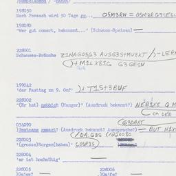 Western questionnaire, answ...