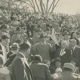 Dwight D. Eisenhower with p...