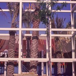 Exterior view, grid with sc...