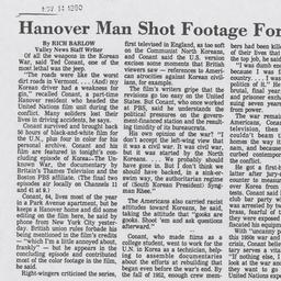 Hanover man shot footage fo...