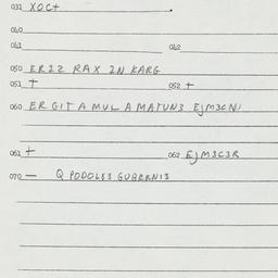 Eastern questionnaire, answ...
