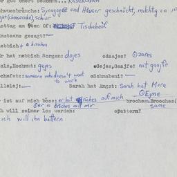 Western questionnaire, answ...