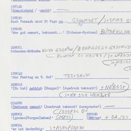 Western questionnaire, answ...