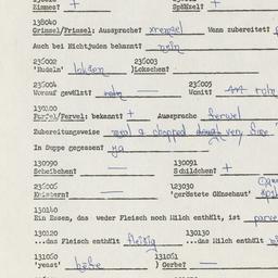 Western questionnaire, answ...