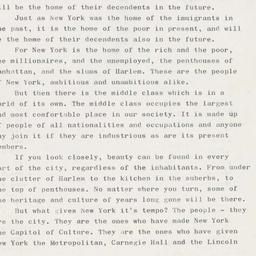 New York's Future as I ...