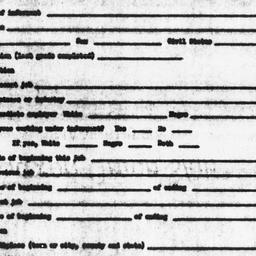 Questionnaire for use by in...