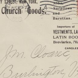 Bohne Bros. & Co. Envelope