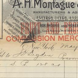 A.H. Montague & Son. Bi...