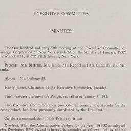 Executive Committee Meeting...