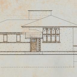 Entrance elevation