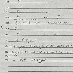Eastern questionnaire, answ...