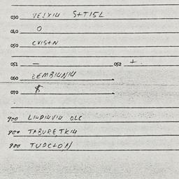 Eastern questionnaire, answ...