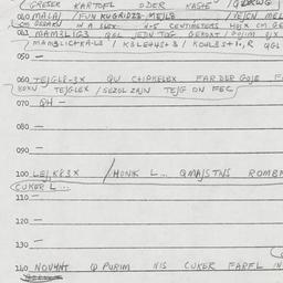 Eastern questionnaire, answ...