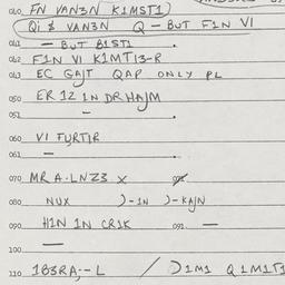 Eastern questionnaire, answ...