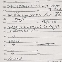 Eastern questionnaire, answ...
